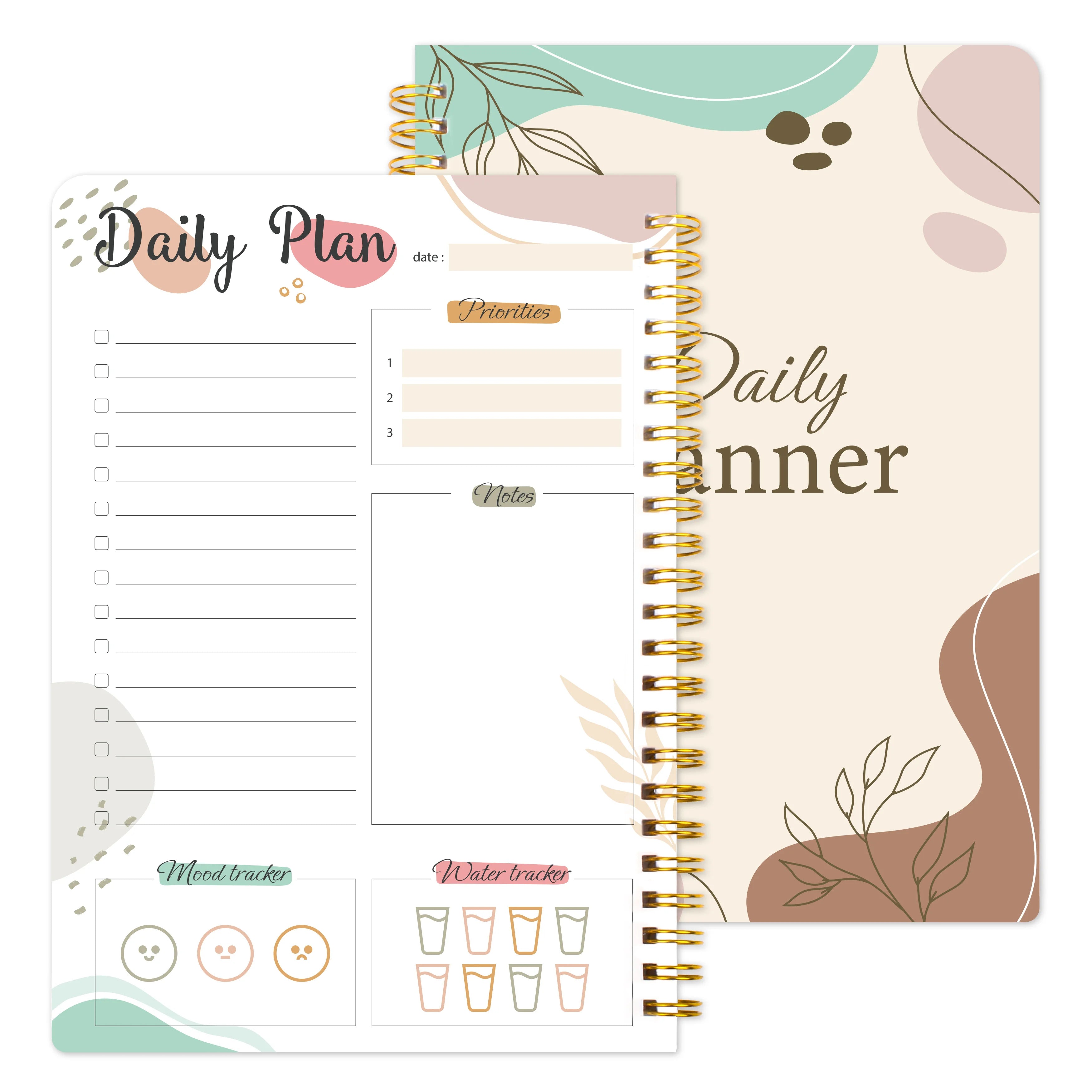 Undated Daily Planner – Tear-Off To-Do List Notepad, 52 Sheets Divina Constitutio
