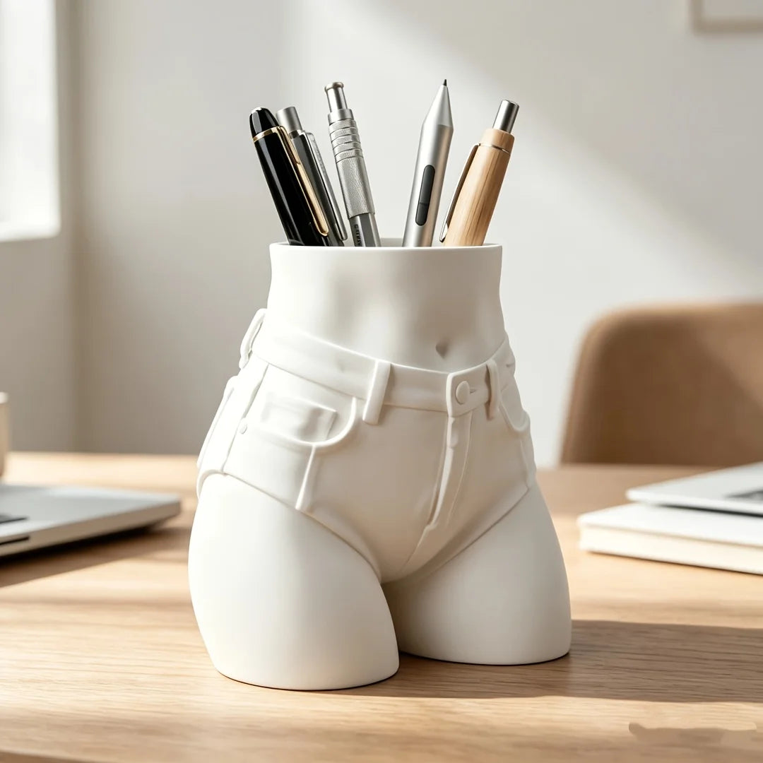 Stylish Shorts-Shaped Pencil/Pen Holder | Office Pencil Holder | Bedroom Pencil Holder Kairos & Co.