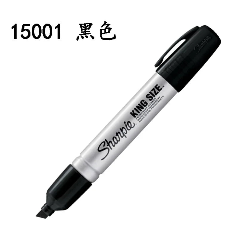 Sharpie King Size Permanent Markers – Chisel Tip, 5-8mm (Black/Blue/Red) Divina Constitutio