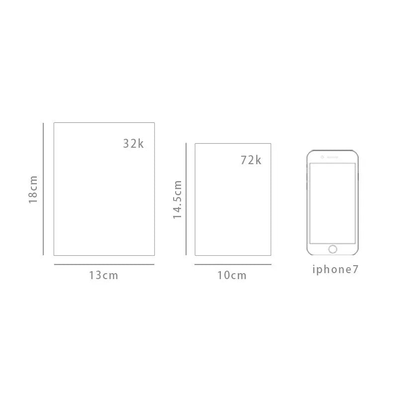 Linen Hardcover Notebook – 256 Pages, 80 GSM Blank & Grid Paper, Journal Planner for Office & School Kairos & Co.
