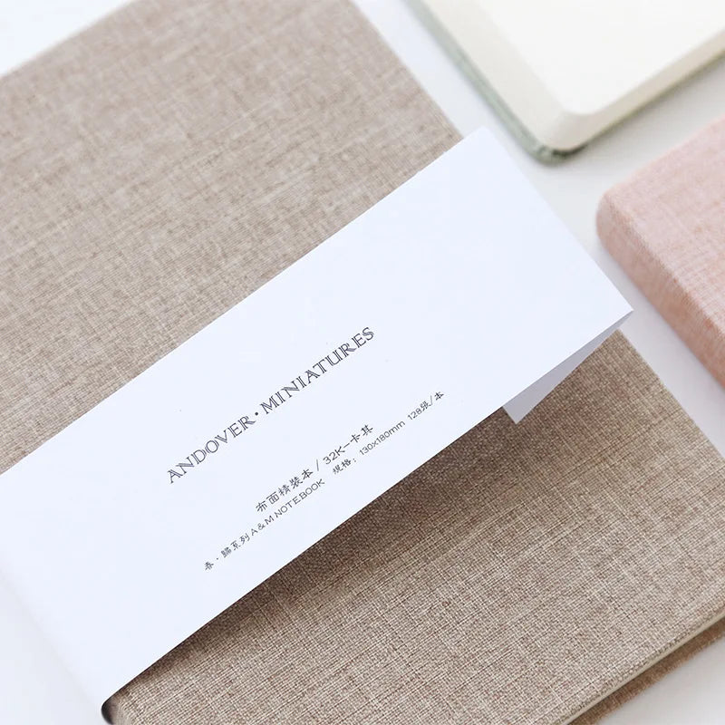 Linen Hardcover Notebook – 256 Pages, 80 GSM Blank & Grid Paper, Journal Planner for Office & School Kairos & Co.