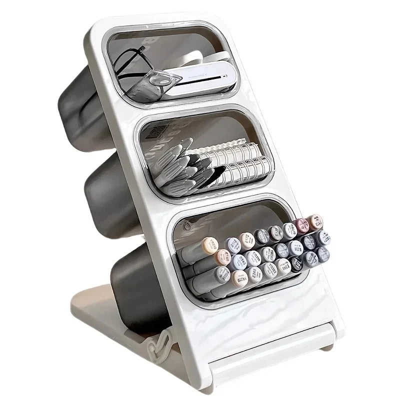 Large Capacity Desk Organizer – Pen & Pencil Holder Storage Box Kairos & Co.