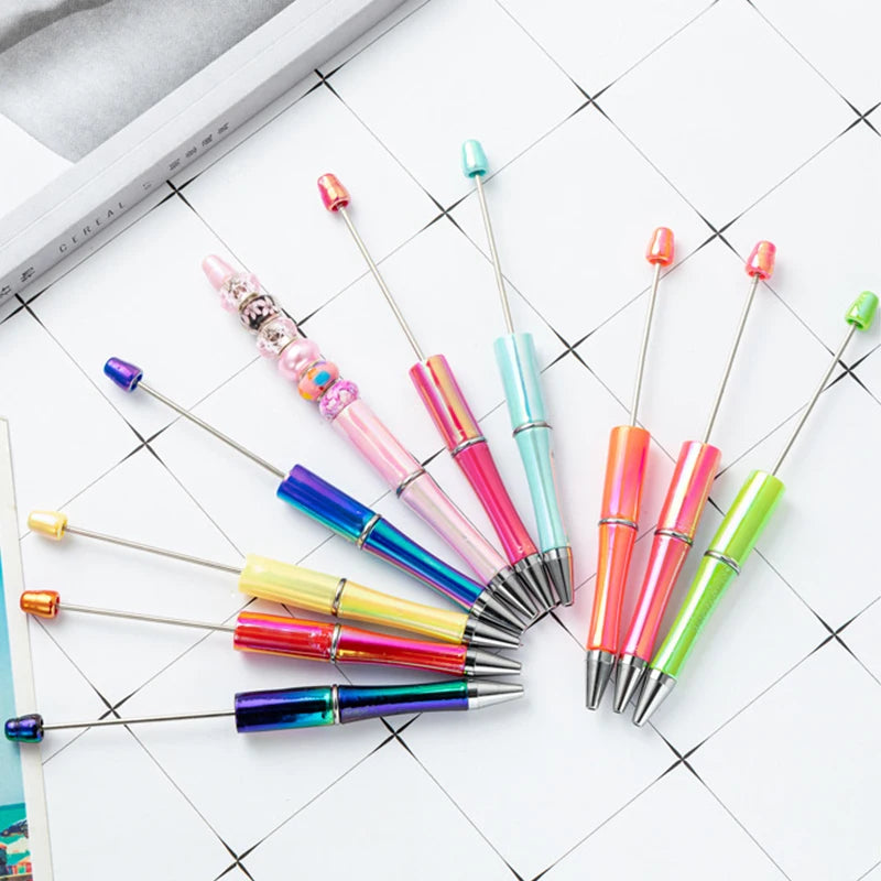 15pcs Beadable Gradient Pens – DIY Craft Ballpoint Set Divina Constitutio
