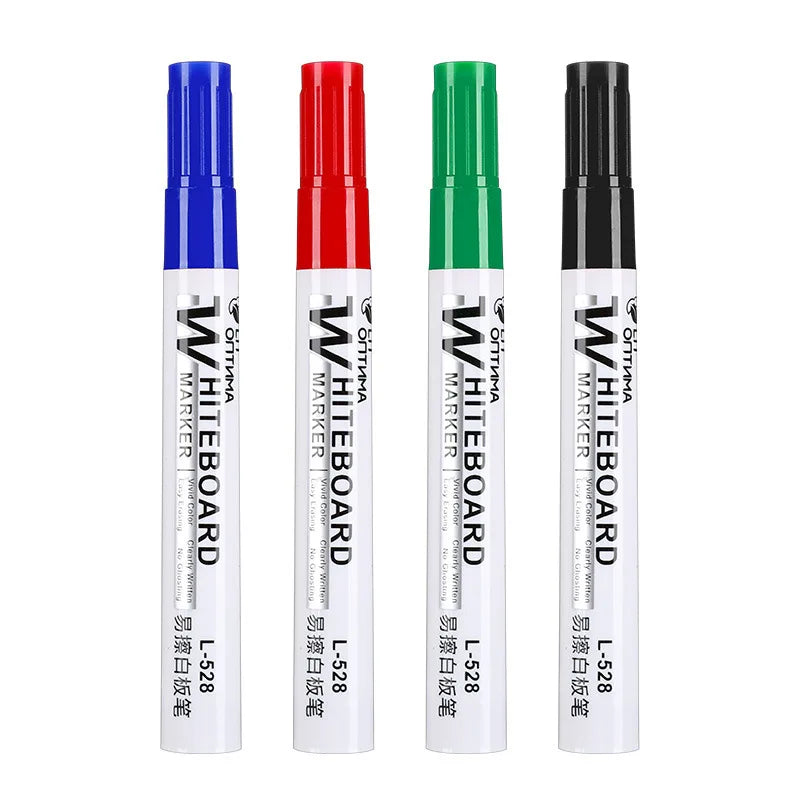 4-Color Dry Erase Markers – Non-Toxic Whiteboard Pens for Office, School & Home Kairos & Co.