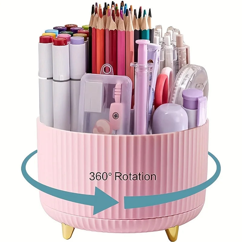 360° Rotating 5-Slot Desktop Pen & Pencil Holder Kairos & Co.