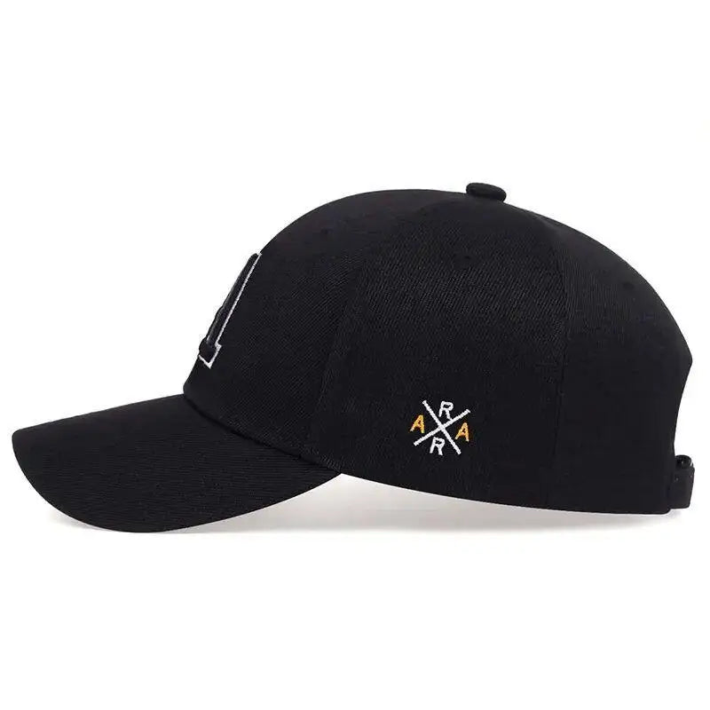 Unisex Simple Letter A Embroidery Baseball Caps Spring and Autumn Outdoor Adjustable Casual Hat Sunscreen Hat Stone's Store