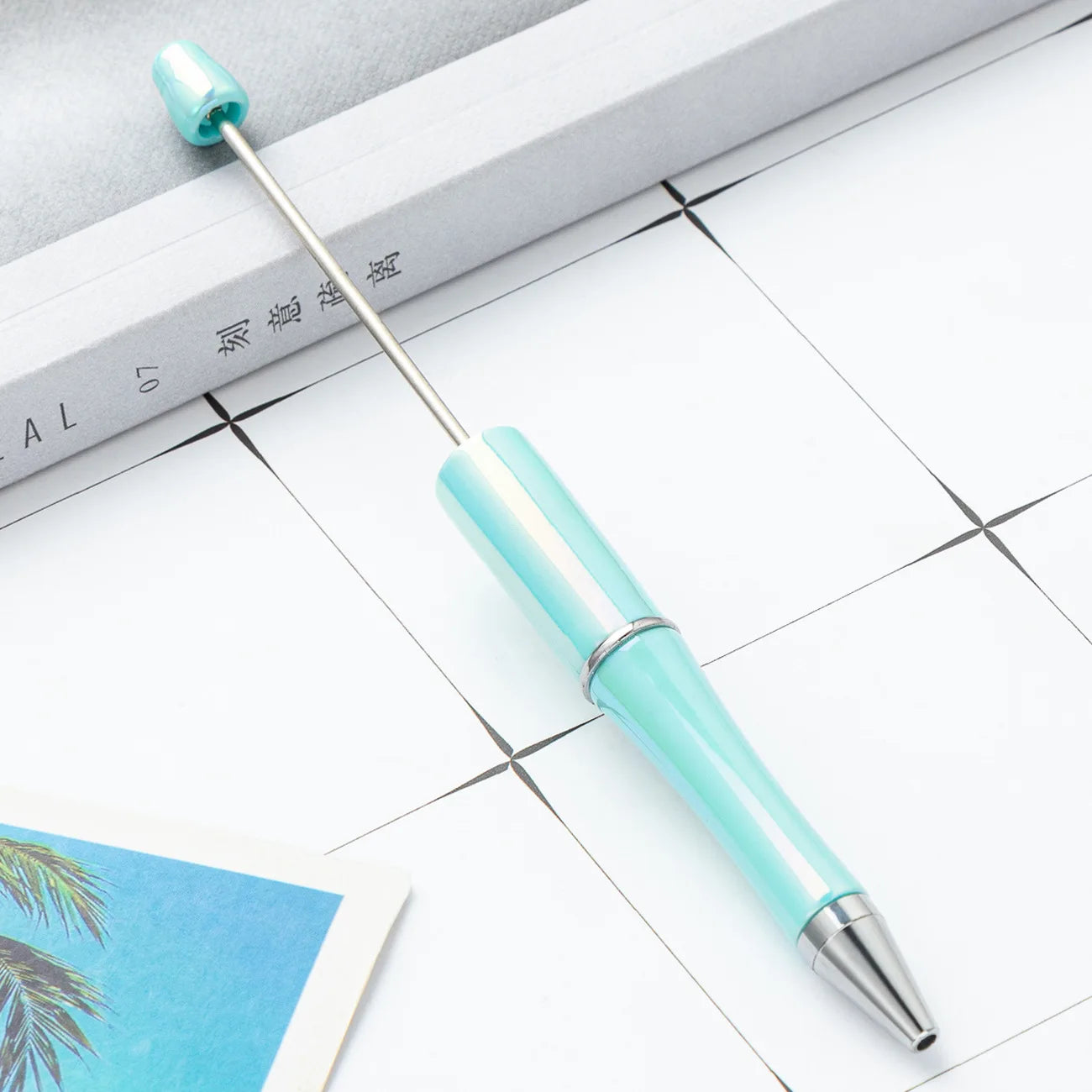 15pcs Beadable Gradient Pens – DIY Craft Ballpoint Set Divina Constitutio