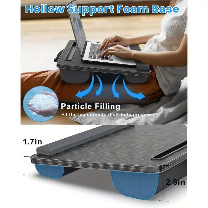 Multi-Function Laptop Table – Tablet/Phone Holder, Portable Handle, Home & Car Use Divina Constitutio