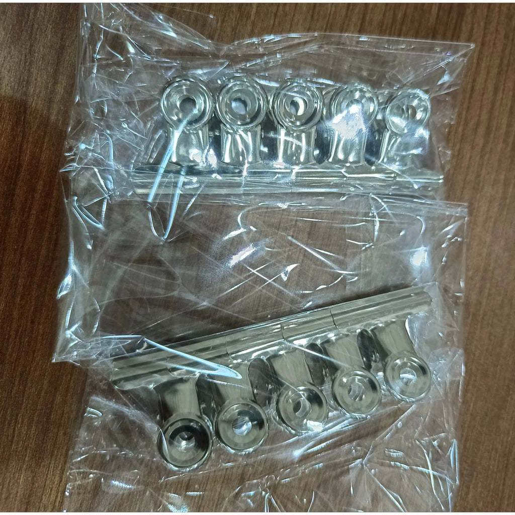 10-Piece Round Metal Paper Clips – 31mm / 38mm / 50mm Kairos & Co.