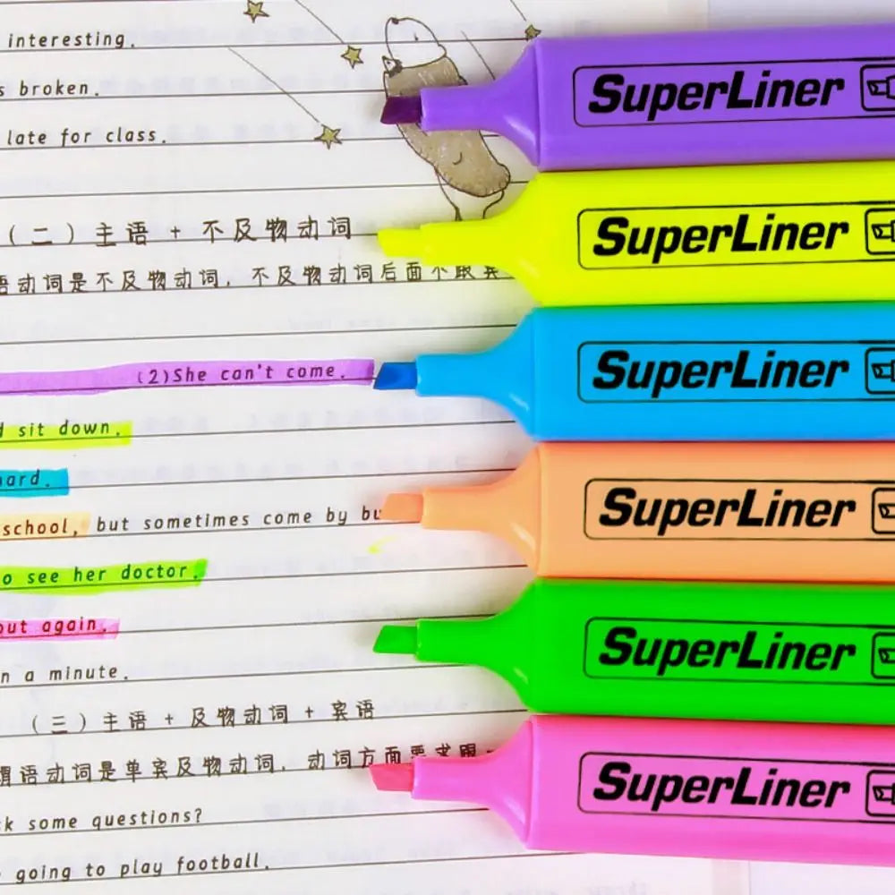 Colorful Pastel Highlighters & Art Markers – 4/6 Color Set Kairos & Co.