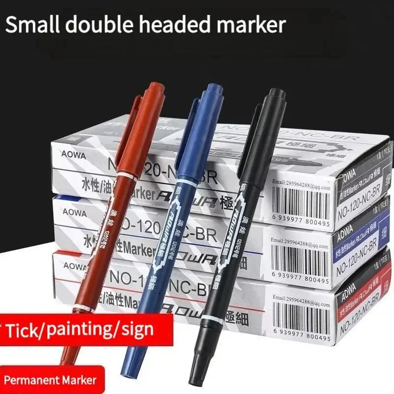 Double-Tip Permanent Marker Pens – Paint Marker for Wood, Metal, Glass & More Divina Constitutio