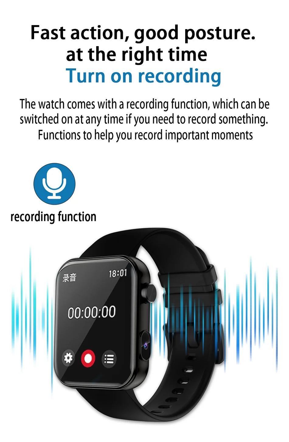 Smart Watch with Camera & Fitness Tracking – Bluetooth Calling Divina Constitutio