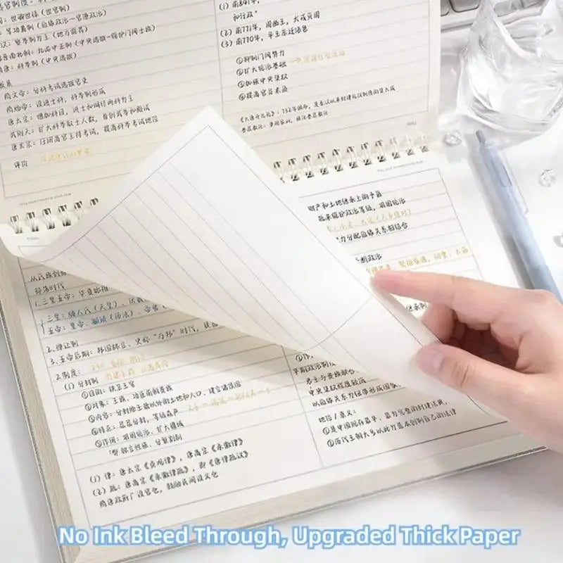B5 Coil Notebook 60 Sheets – Thick Paper Notepad for Classroom Note-Taking Divina Constitutio