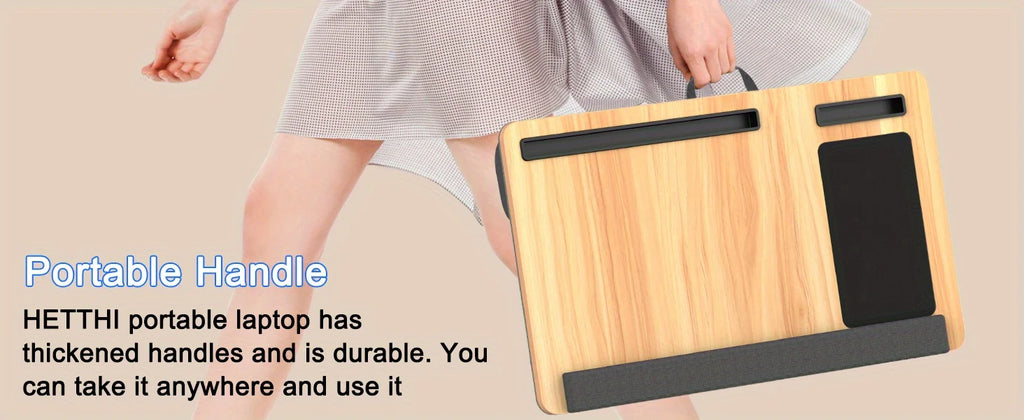 Multi-Function Laptop Table – Tablet/Phone Holder, Portable Handle, Home & Car Use Divina Constitutio