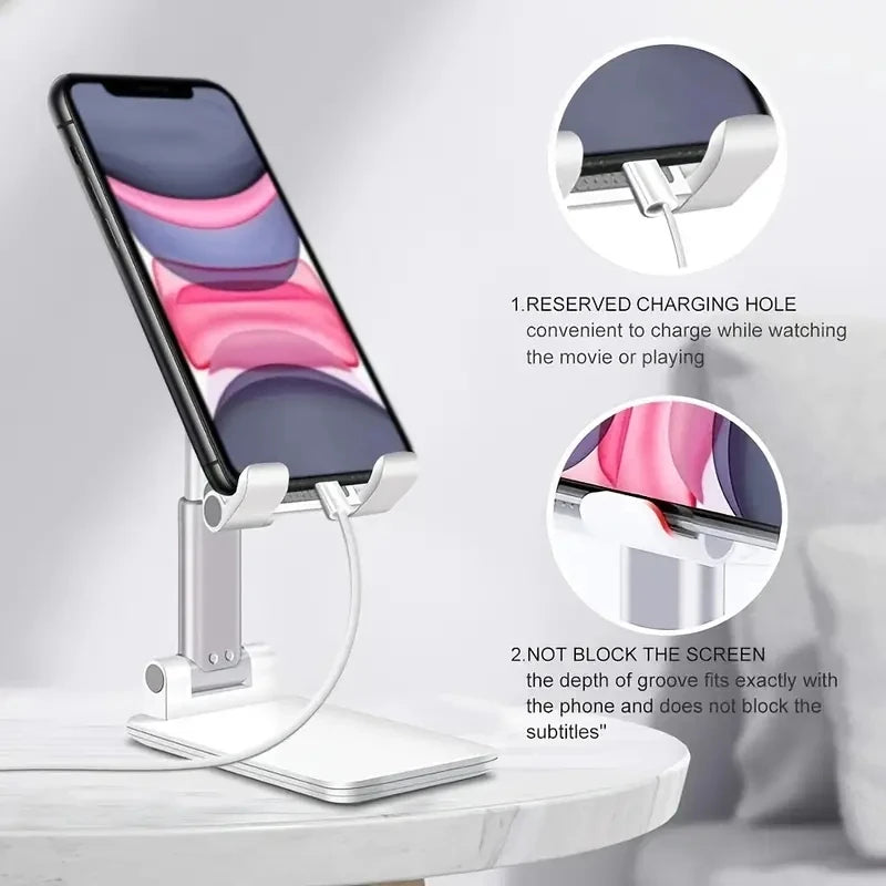 Adjustable Desktop Phone & Tablet Stand — Universal Holder for iPhone, iPad & More Kairos & Co.