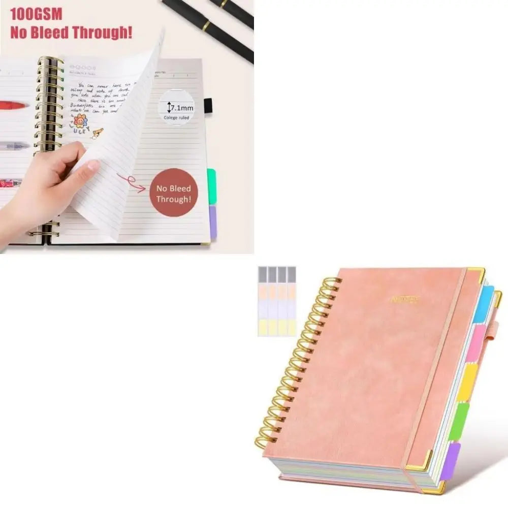 300-Page PU Leather Journal – Smooth Writing, No Ink Bleed Divina Constitutio