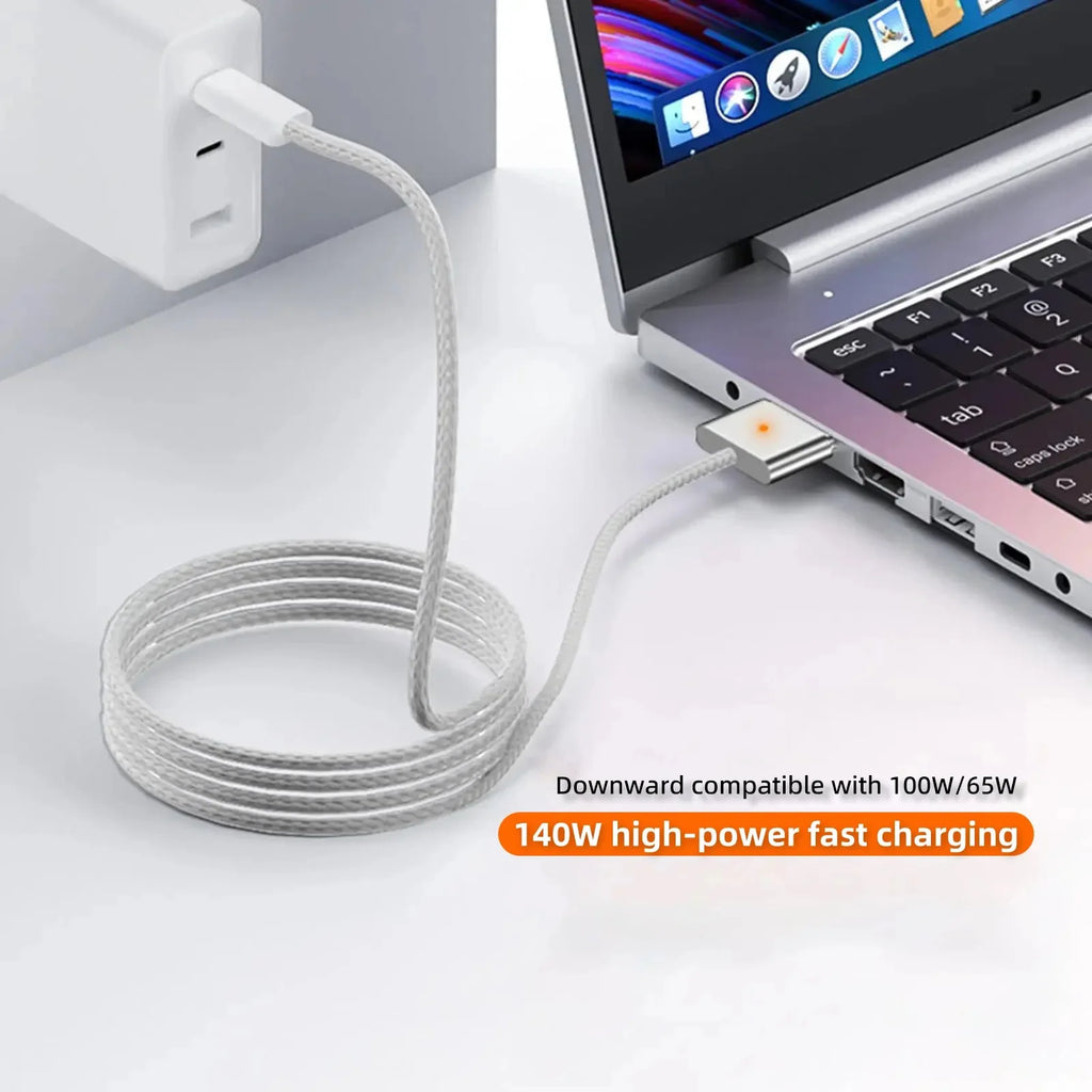 USB-C to MagSafe 3 Charging Cable – 140W PD Adapter for MacBook Pro/Air Divina Constitutio