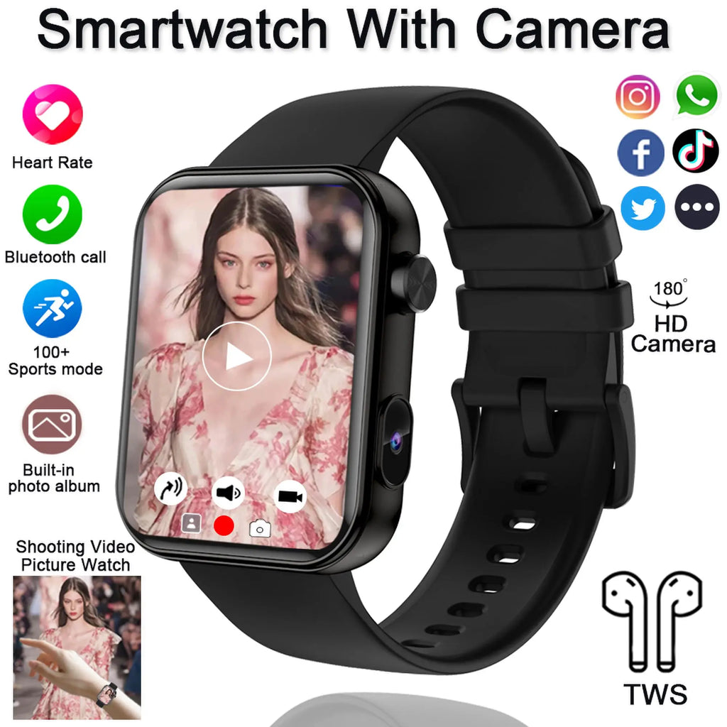 Smart Watch with Camera & Fitness Tracking – Bluetooth Calling Divina Constitutio