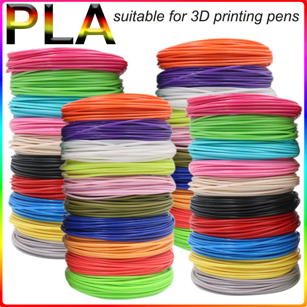 PLA Filament Refills for 3D Printing Pens — Odorless & Safe, Available in 50M–200M Kairos & Co.