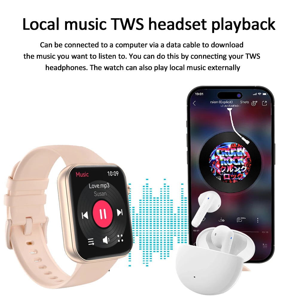 Smart Watch with Camera & Fitness Tracking – Bluetooth Calling Divina Constitutio