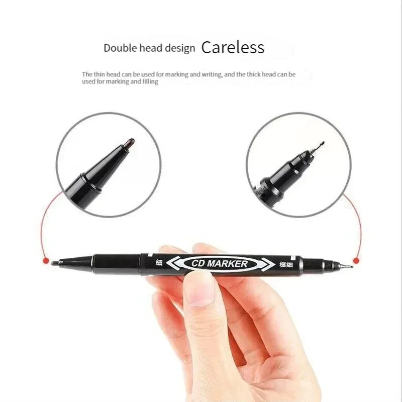 Double-Tip Permanent Marker Pens – Paint Marker for Wood, Metal, Glass & More Divina Constitutio
