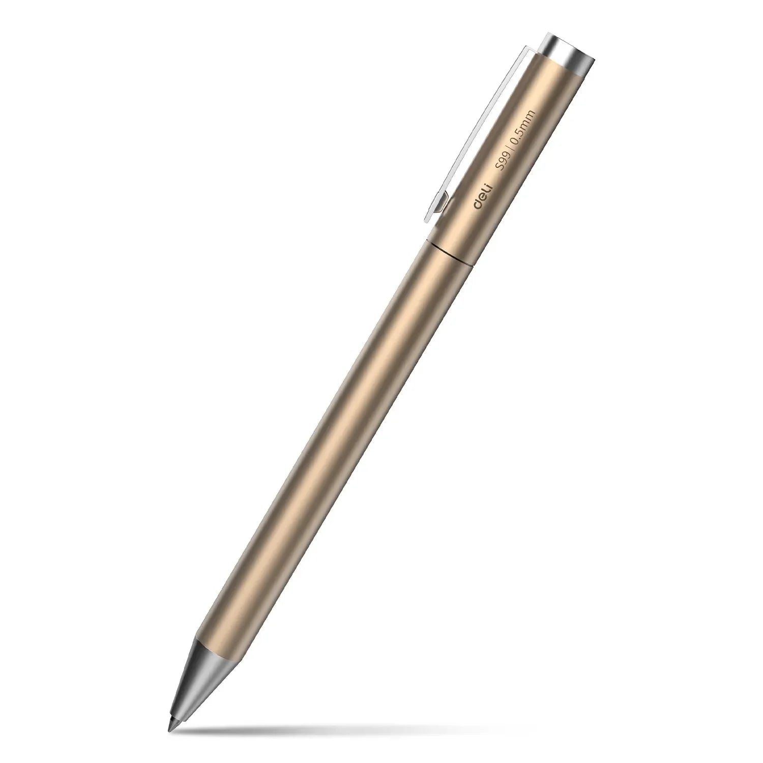 Deli Signature Gel Pen – Metal Body, Smooth Ink, 9.5mm Divina Constitutio