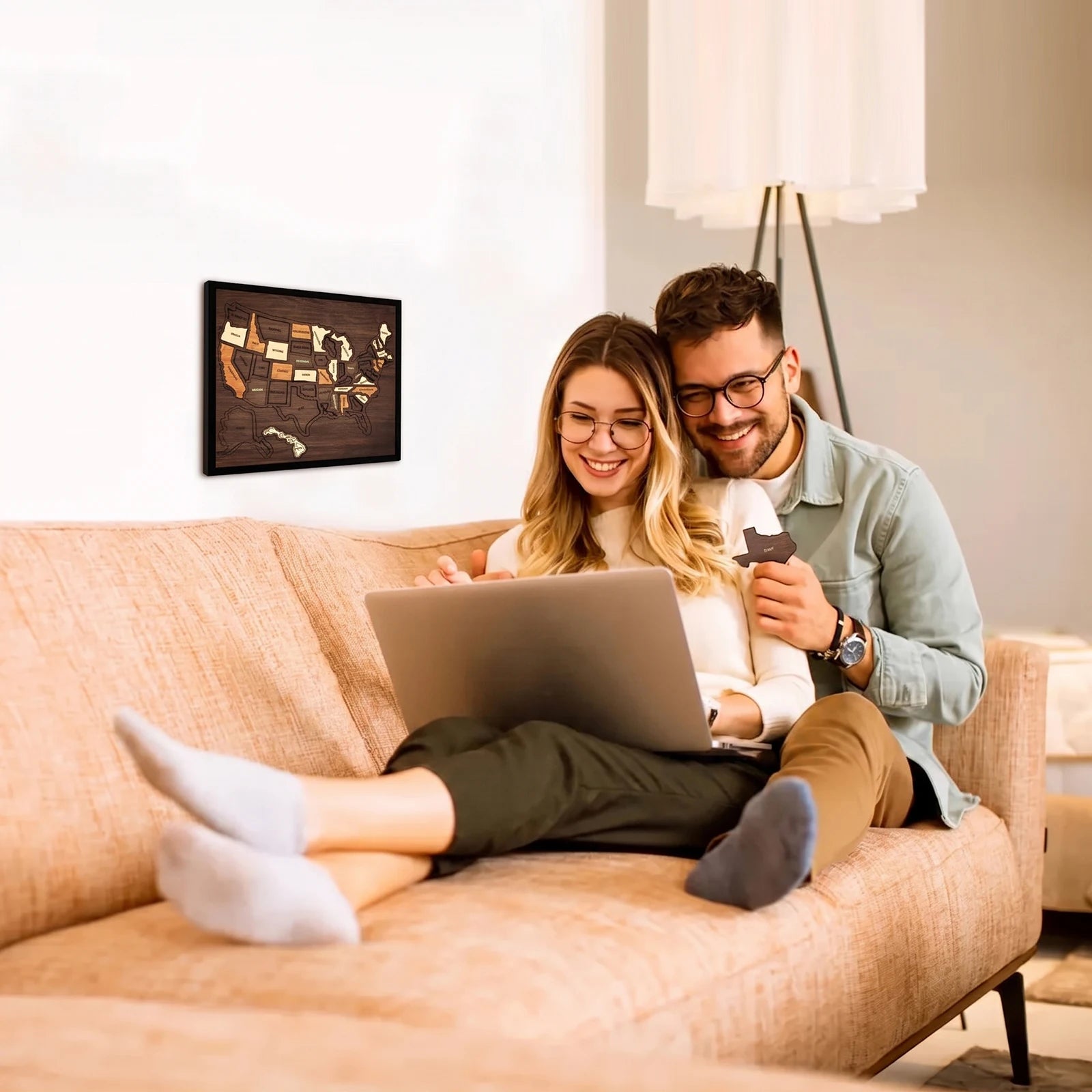 MapQuest™ USA Puzzle 🗺️✨ — Build Your Travel Memories TOP-TECH Store