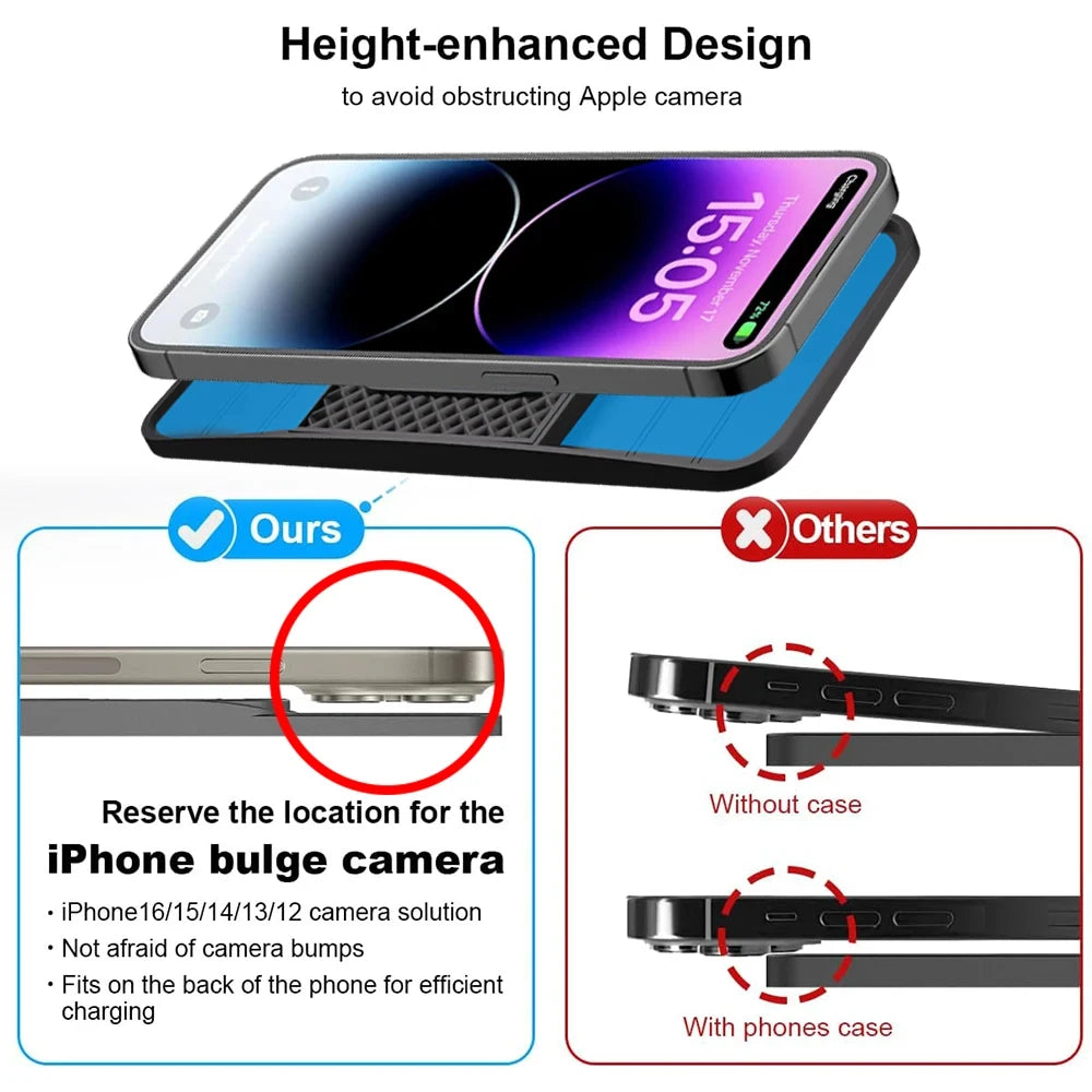15W Fast Wireless Charging Pad — Non-Slip Car Mat Charger, USB-Powered & Lightweight Kairos & Co.