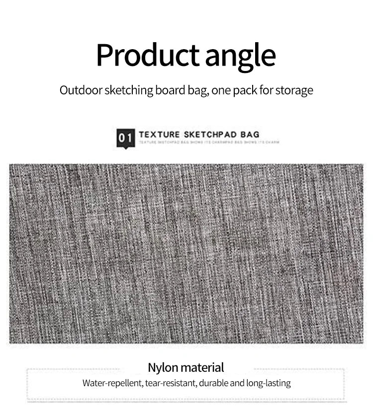 Waterproof Nylon Drawing Board Bag – 8K/4K Art Supplies Carrying Case Divina Constitutio