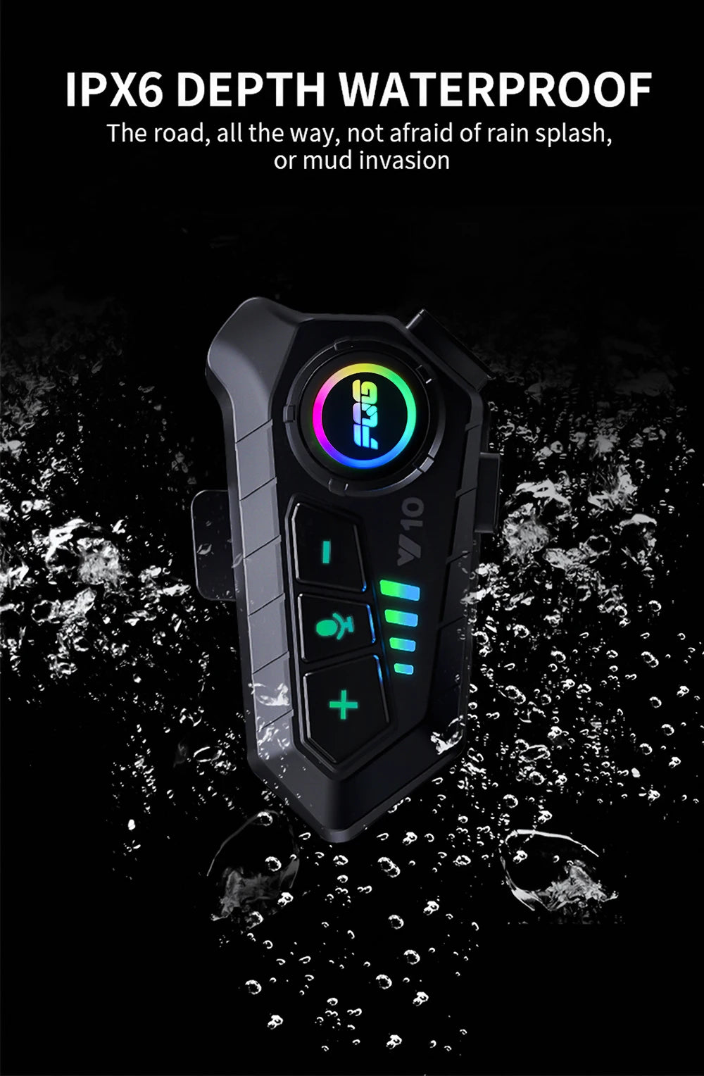 Bluetooth 5.3 Helmet Headset Wireless Hands-free Call Phone Kit Motorcycle Waterproof Earphone MP3 Music Player Speaker for Moto Kairos & Co.