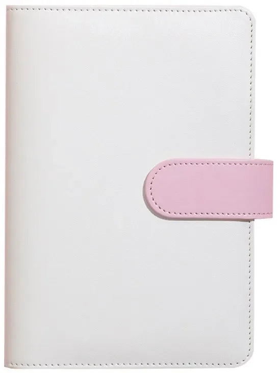 Macaron Series PU Leather Notebook Cover – A5/A6 Clip-On Binder Divina Constitutio