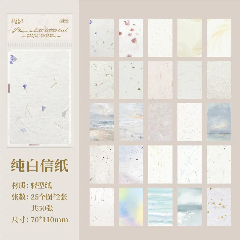 Cleaned-up Title:
Dreamland Memo Pad – 50pcs Decorative Paper for Journaling & Scrapbooking Divina Constitutio