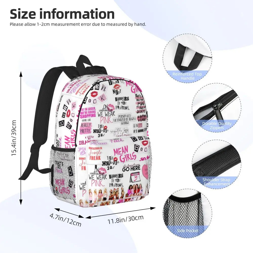 Burn Book-Inspired Backpack – Mean Girls-inspired School Bag Divina Constitutio