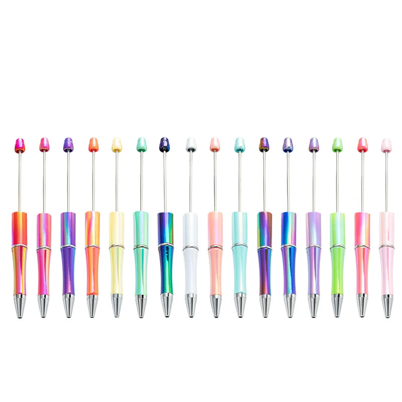 15pcs Beadable Gradient Pens – DIY Craft Ballpoint Set Divina Constitutio
