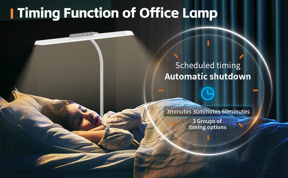 LED Desk Lamp with Clamp – 3 Color Modes & Stepless Dimming Kairos & Co.