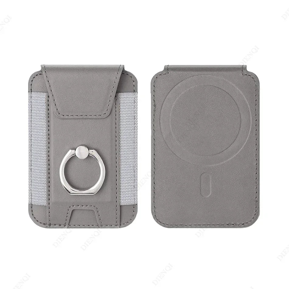 MagSafe Phone Wallet Case with Ring Stand & Flap Cover – PU Leather Magnetic Card Holder for iPhone 12/13/14/15/16 Pro Kairos & Co.