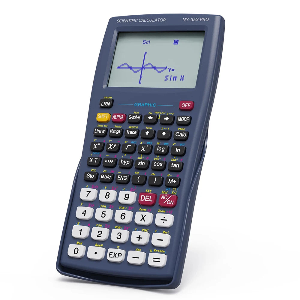 NEWYES 36X Pro Graphing Scientific Calculator – Graphic Science Calculator for Middle & High School, Blue Kairos & Co.