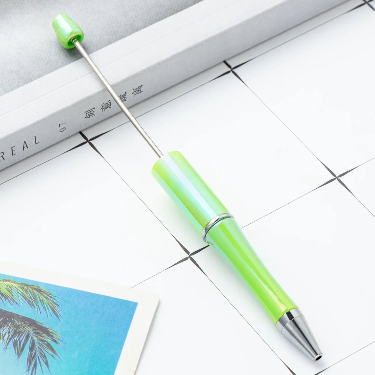 15pcs Beadable Gradient Pens – DIY Craft Ballpoint Set Divina Constitutio