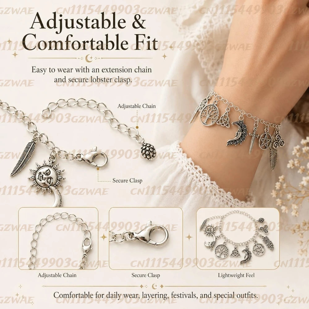 MoonMyst™ Charm Bracelet 🌙✨ — Celestial Magic on Your Wrist Shop1105677467 Store