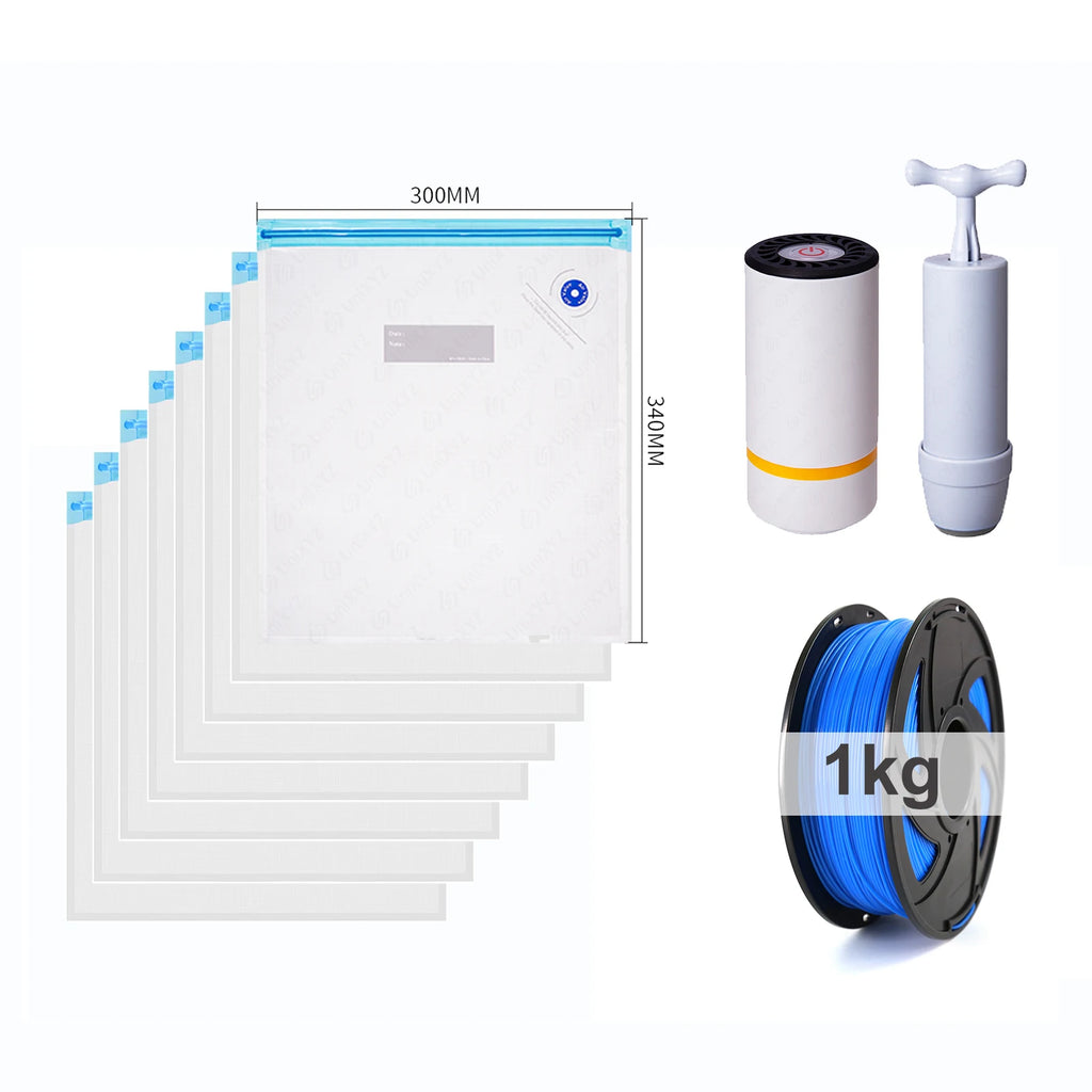 3D Filament Vacuum Storage Bags — Humidity-Resistant Sealing Bags for PLA, ABS & PETG Kairos & Co.