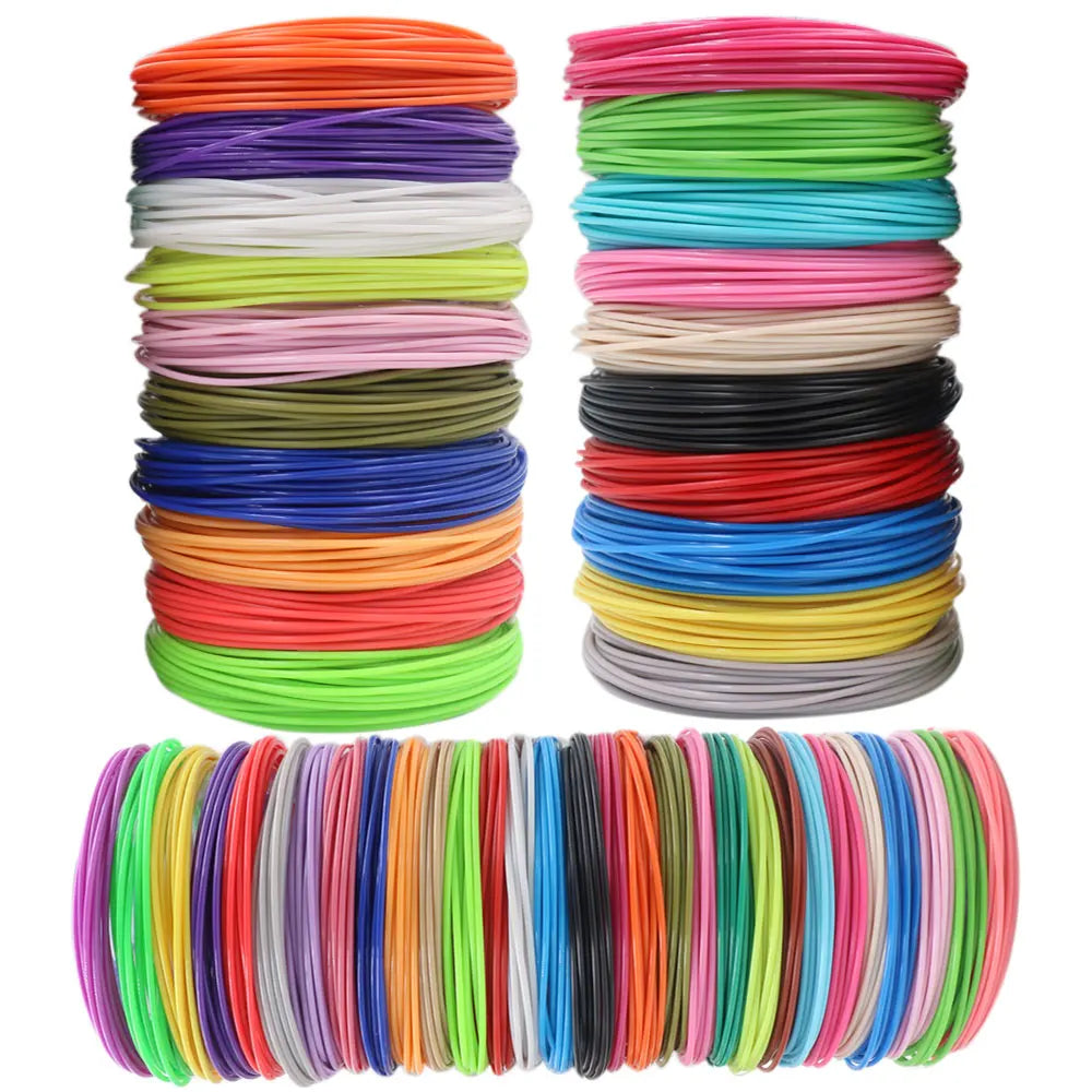 PLA Filament Refills for 3D Printing Pens — Odorless & Safe, Available in 50M–200M Kairos & Co.