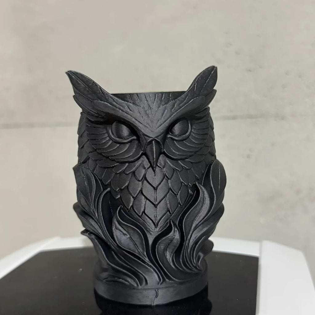 Cute Owl Pen Holder – Desktop Stationery & Office Organizer Kairos & Co.