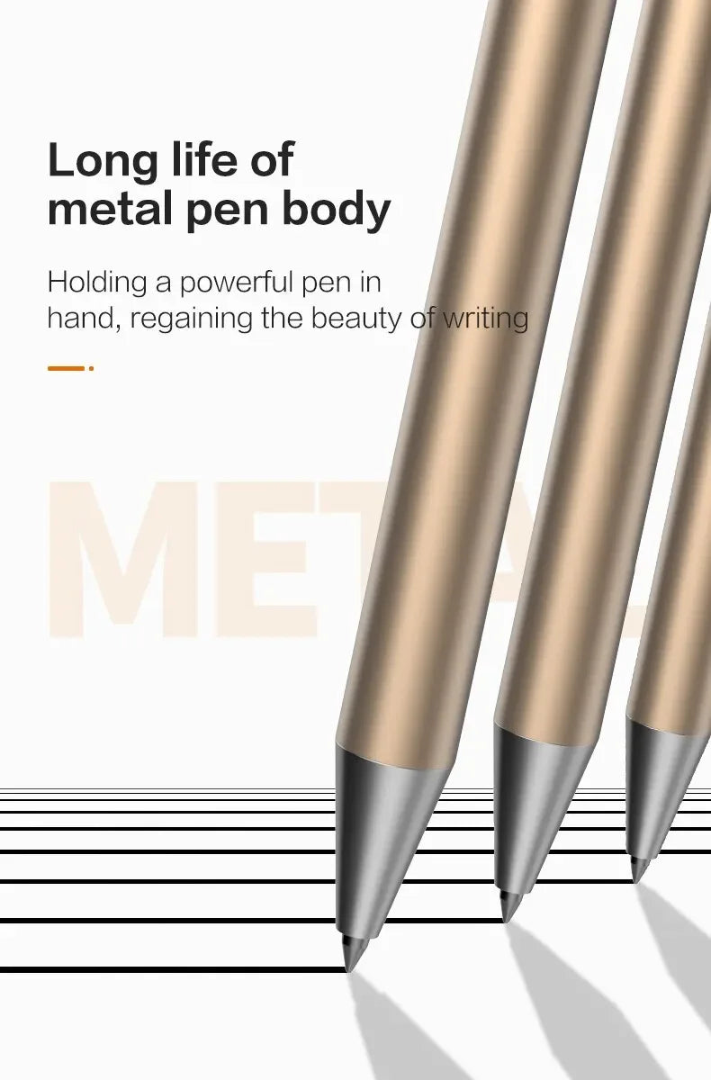 Deli Signature Gel Pen – Metal Body, Smooth Ink, 9.5mm Divina Constitutio