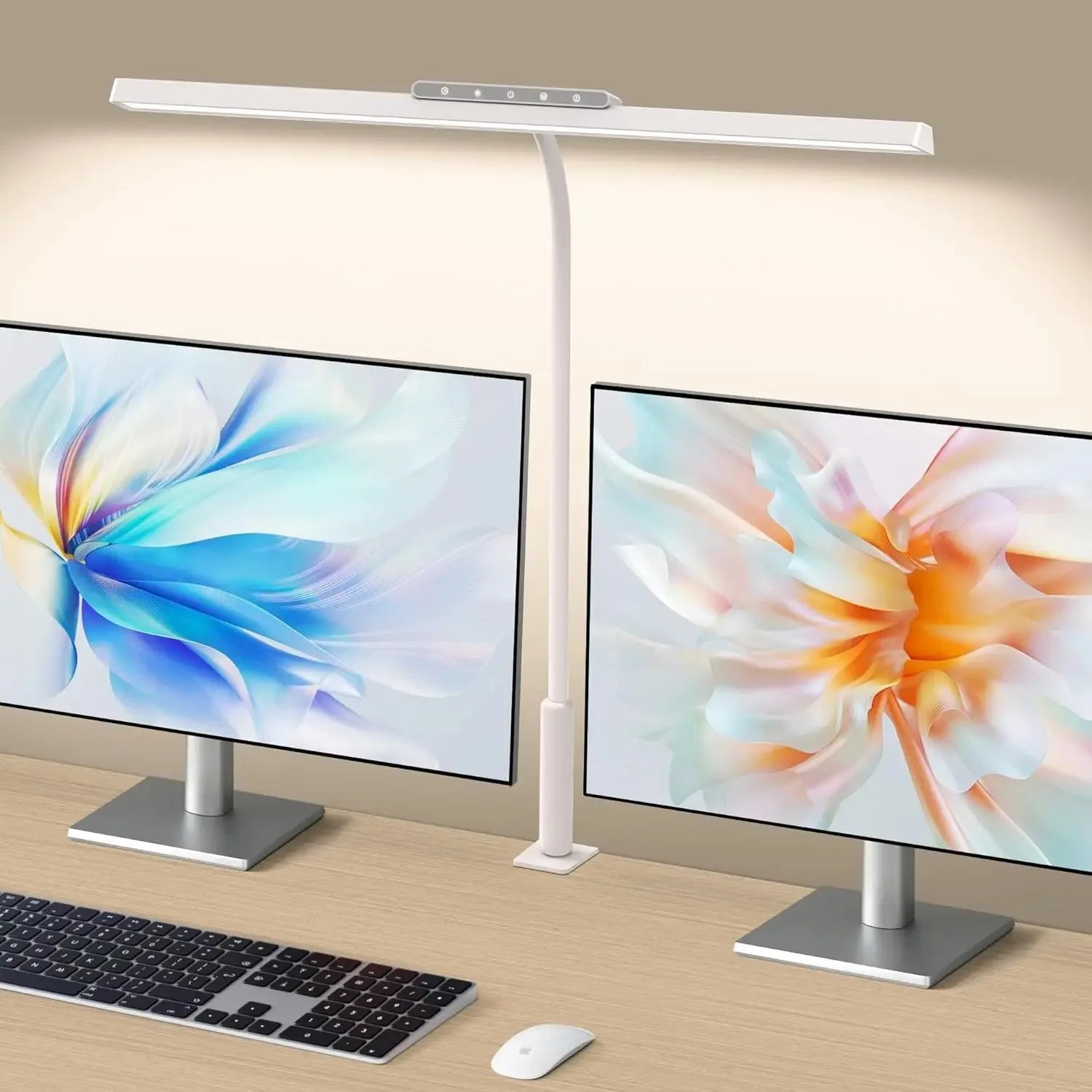 LED Desk Lamp with Clamp – 3 Color Modes & Stepless Dimming Kairos & Co.