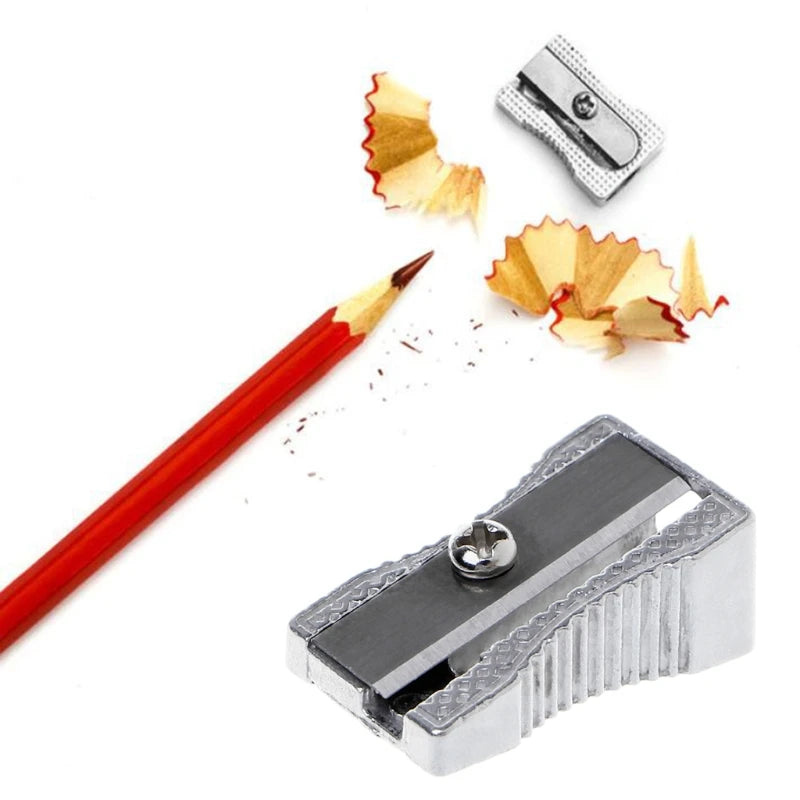 Metal Single Hole Pencil Sharpener – Compact Bevelled Design Divina Constitutio