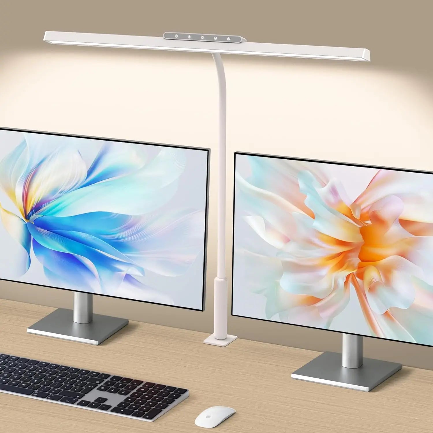 LED Desk Lamp with Clamp – 3 Color Modes & Stepless Dimming Kairos & Co.
