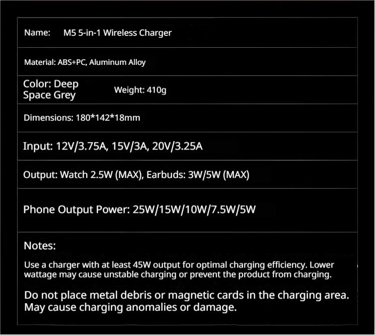 7-in-1 Magnetic Wireless Charging Stand — 25W Qi2.2 Fast Charger with Cooling Fan & LED for iPhone, Watch & AirPods Kairos & Co.