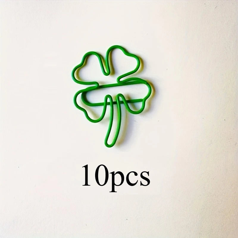 Four-Leaf Clover Paper Clips – Lucky Decorative Document Clips Kairos & Co.