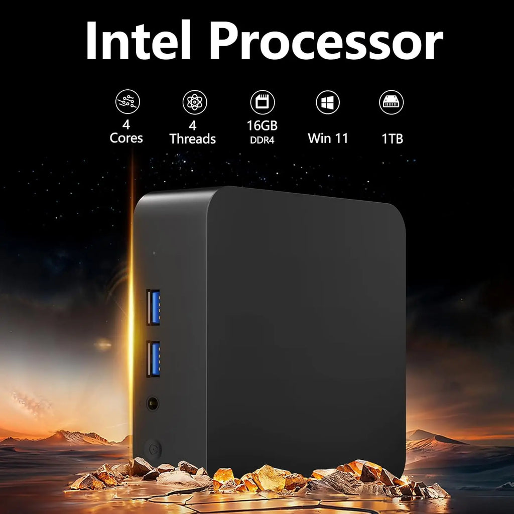 Mini Desktop PC – Windows 11, WiFi 6, Multiple CPU/RAM Options Divina Constitutio
