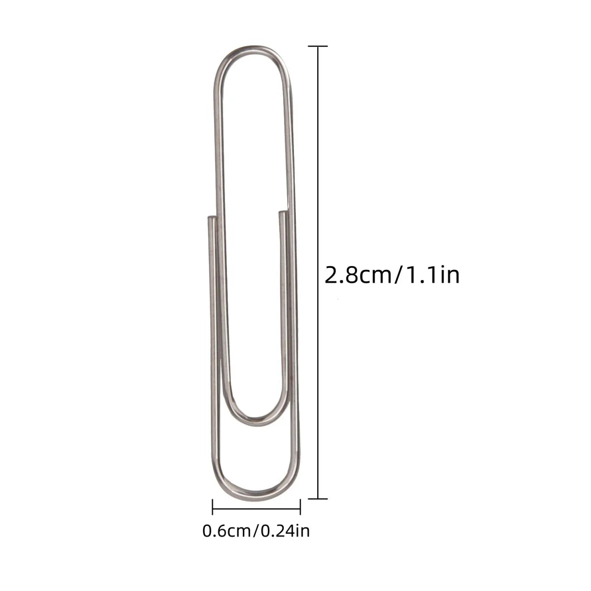 300-Piece Small Paper Clips – Office, School & Home Organization Kairos & Co.